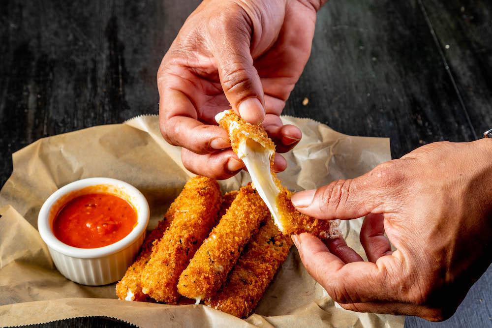 Fried Mozzarella Sticks